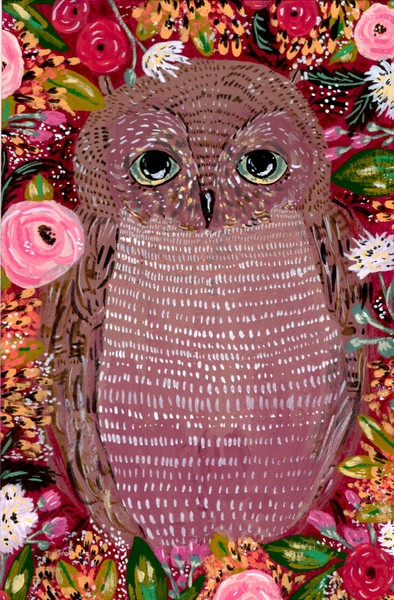 Flower Owl