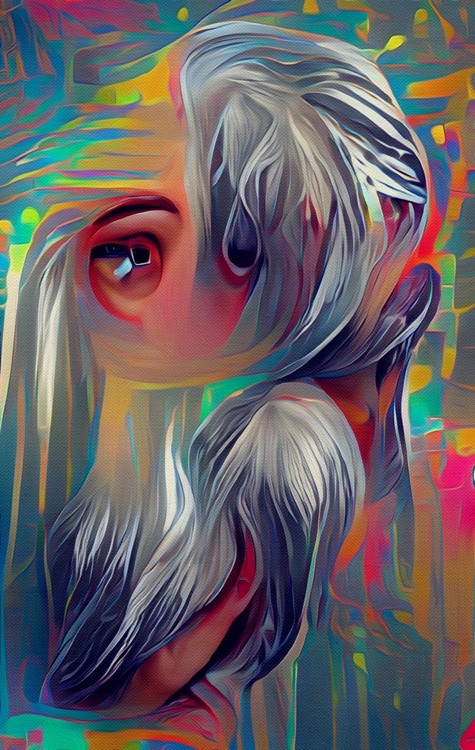 Girl With Silver Hair