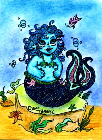 Baby Blue Mermaid