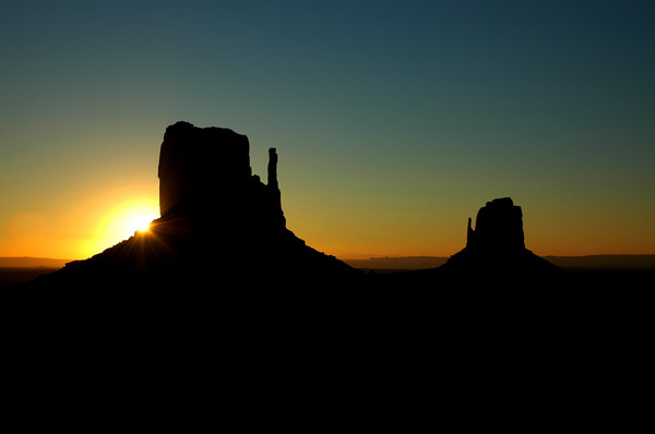 Sunrise at Monument Valley