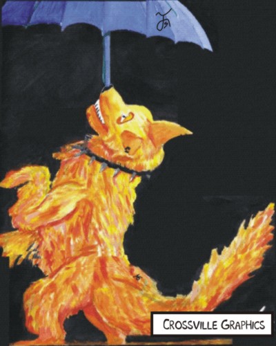 Dog with Umbrella
