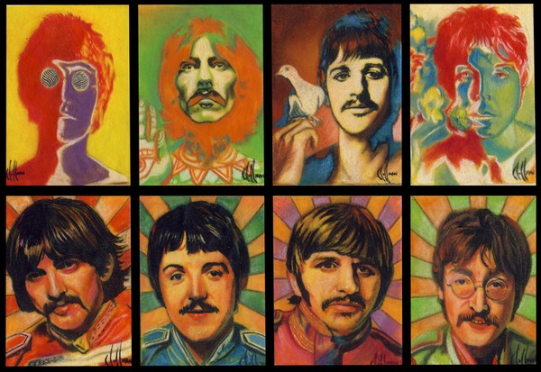 Beatles sketch cards