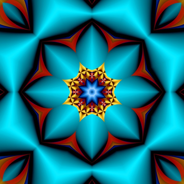 Blue Star Mandala
