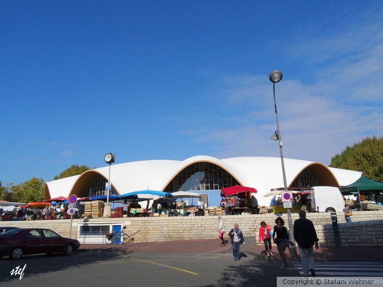 market hall outside and in