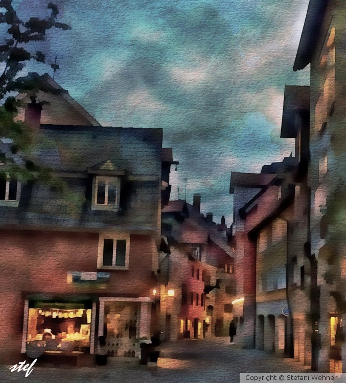 twilight in Lindau