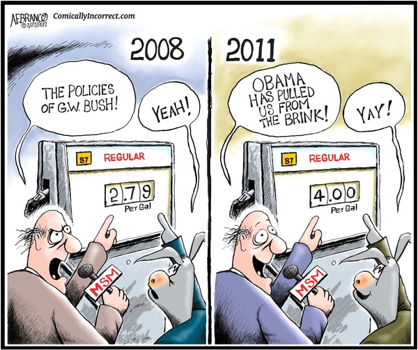 Obama's Gas Prices (Cartoon)