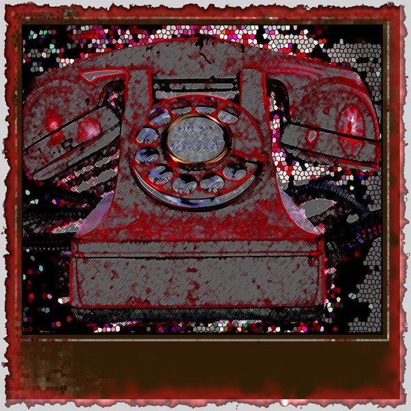 telephone polaroid