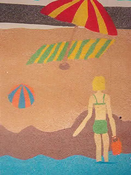 At The Beach ~ Sandart