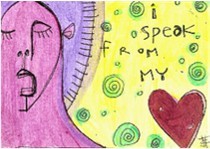 I Speak From My Heart - ACEO - SOLD