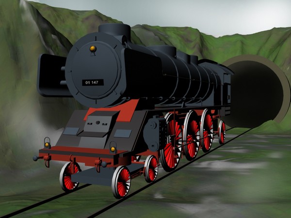 rendered train