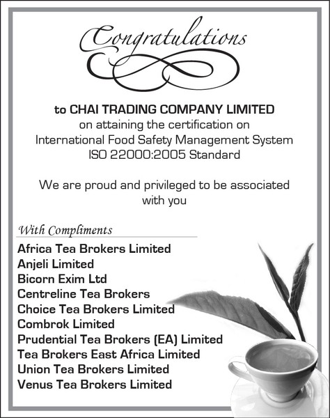 newspaper ad (chai trading)