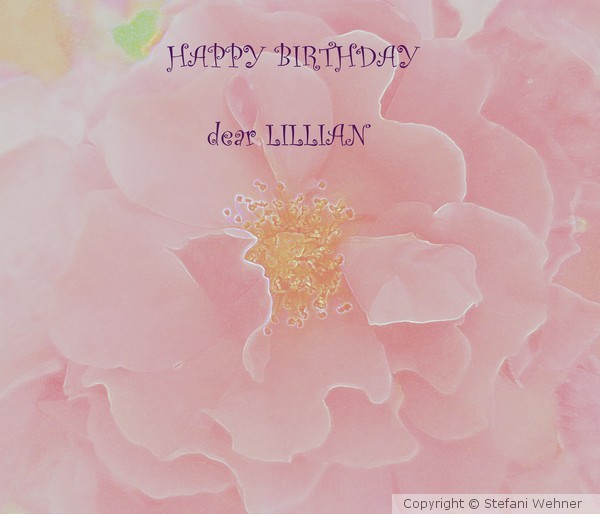 HAPPY BIRTHDAY Lillian! 