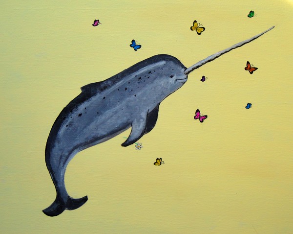Narwhal + Butterflies