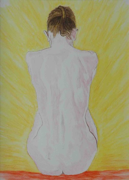 watercolor nude