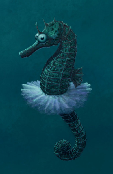 Betty the Seahorse (detail)