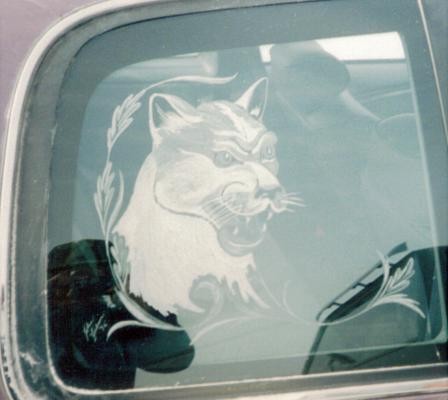 mercury cougar car window