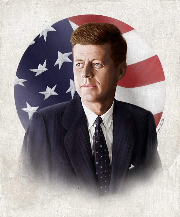 John F. Kennedy JFK Portrait