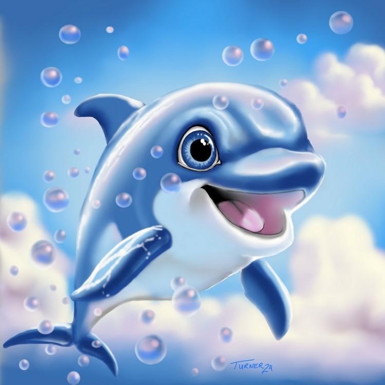 A Happy Dolphin
