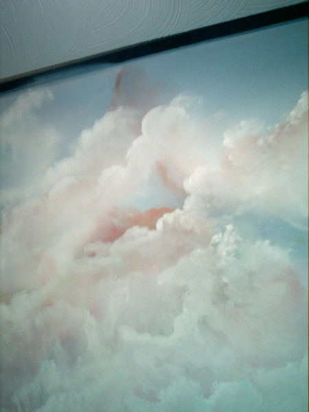 Mural in Progress- More Sky and Clouds