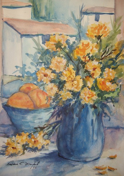 Marigolds and Peaches