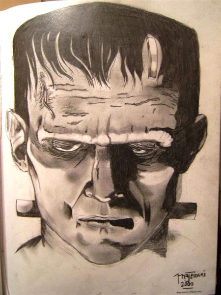 Boris Karloff as The Monster