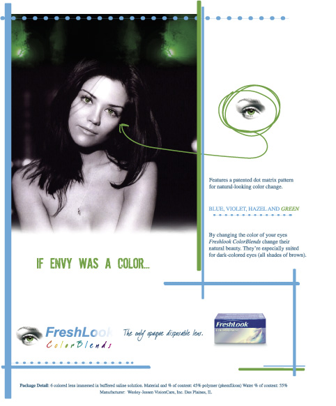Freshlook Ad 1: Green