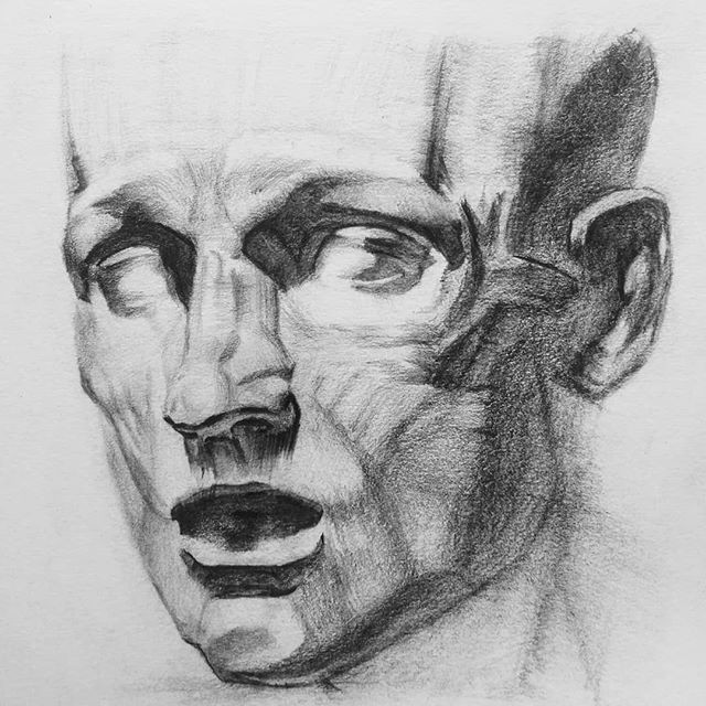 Life drawing - 1 The Face