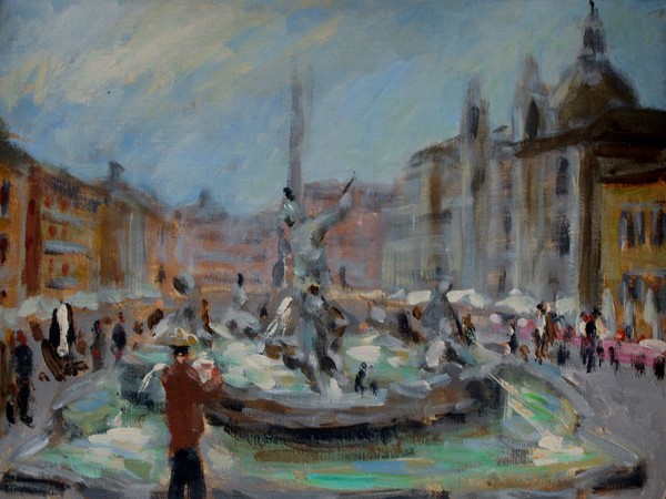 painter in piazza di Navona