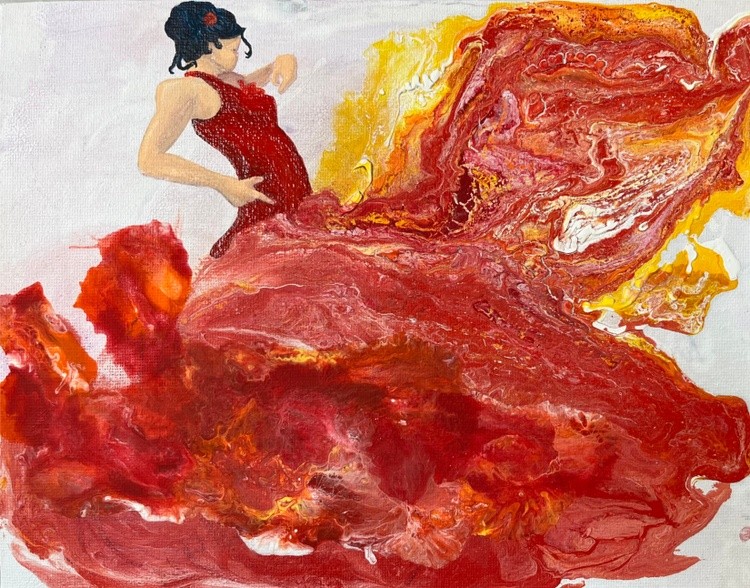 Flamenco (Embellished Pour)