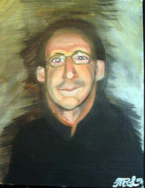 Self-Portrait of The Artist-16x20-Oils-Mark Richar