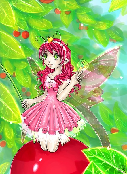princess faery on the cherry