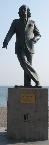 Statue of Dali at Cadaques,Spain