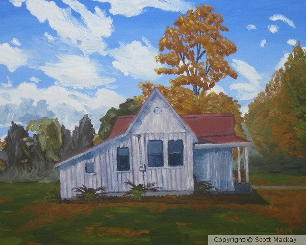 Old Farmhouse in Fall