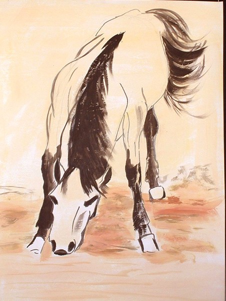 Oriental style horse