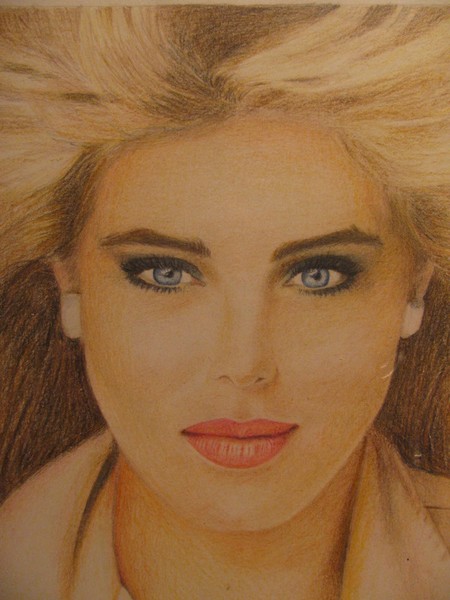 Prismacolor Portrait of a Woman