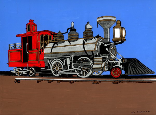 train painting