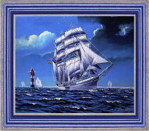 The sail training ship Niobe