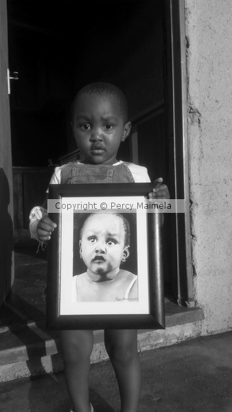 Portrait of Lesego Maimela by Percy Maimela