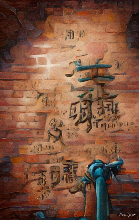 Graffitti in China Town