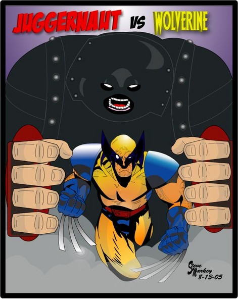 Juggernaut vs Wolverine