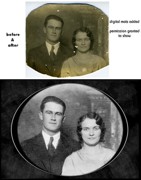 Before & After - Couple (Restoration)
