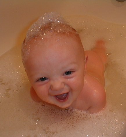 Baby in the tub