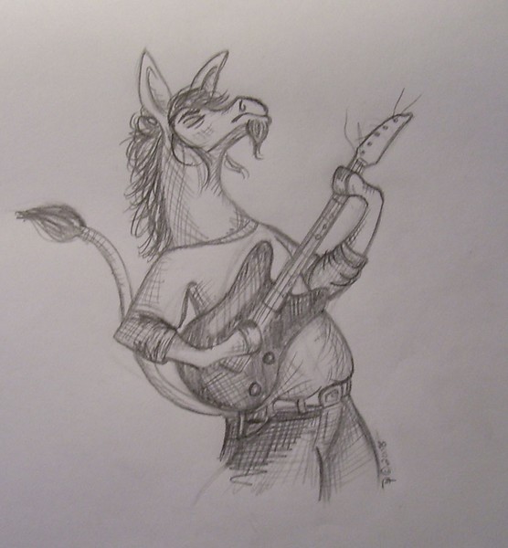 Donkey Sketch 3