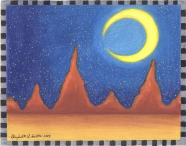 A Magical Desert Starry Night Sky  (2003)