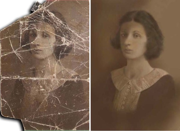 Photo restoration: UK Woman 1924 = Project 2