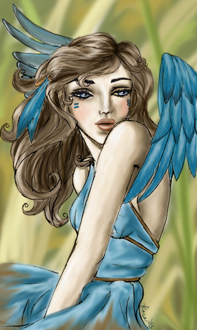 Bluebird angel
