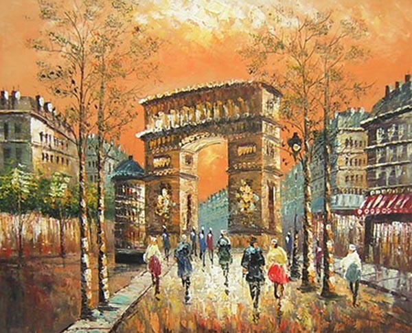 Triumphal Arch Oil Painting from Doupine ArtHS0096