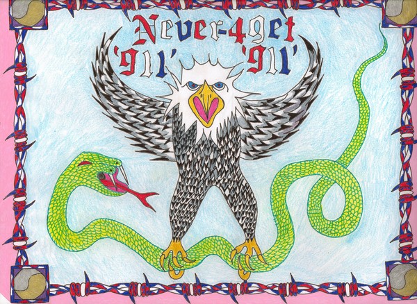 Never Forget 911 by The Rooster (c) 2001