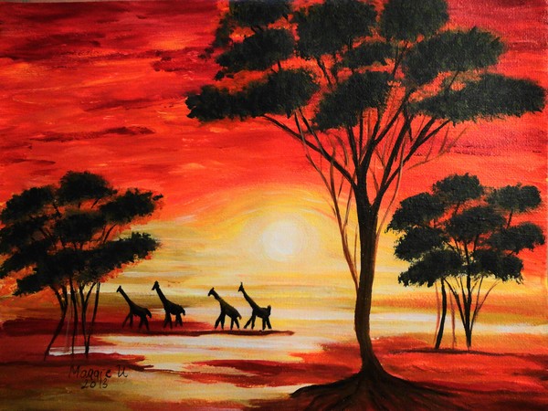 African sunset