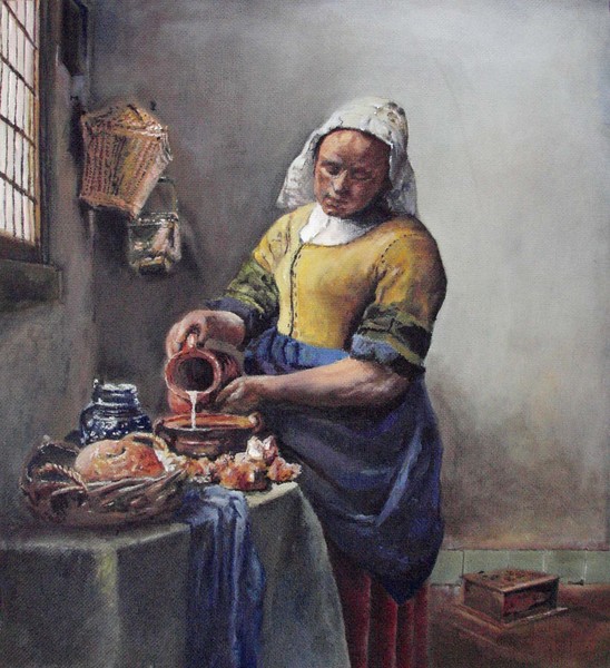 Milkmaid of J. Vermeer